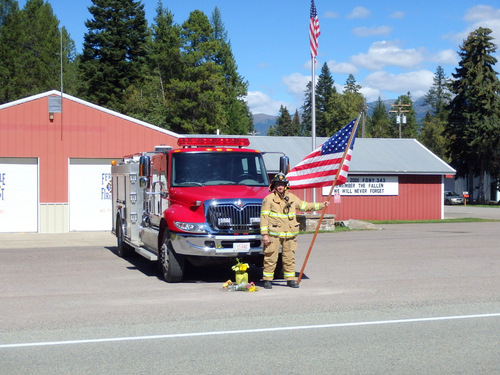 Ferndale, MT, Fire Department is honoring 9/11.